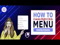 How to create a custom right click menu | Html CSS & JavaScript Tutorial