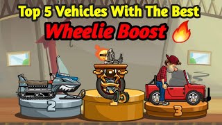 Which Vehicle Has The Best Wheelie Boost 😱 - Hill Climb Racing 2