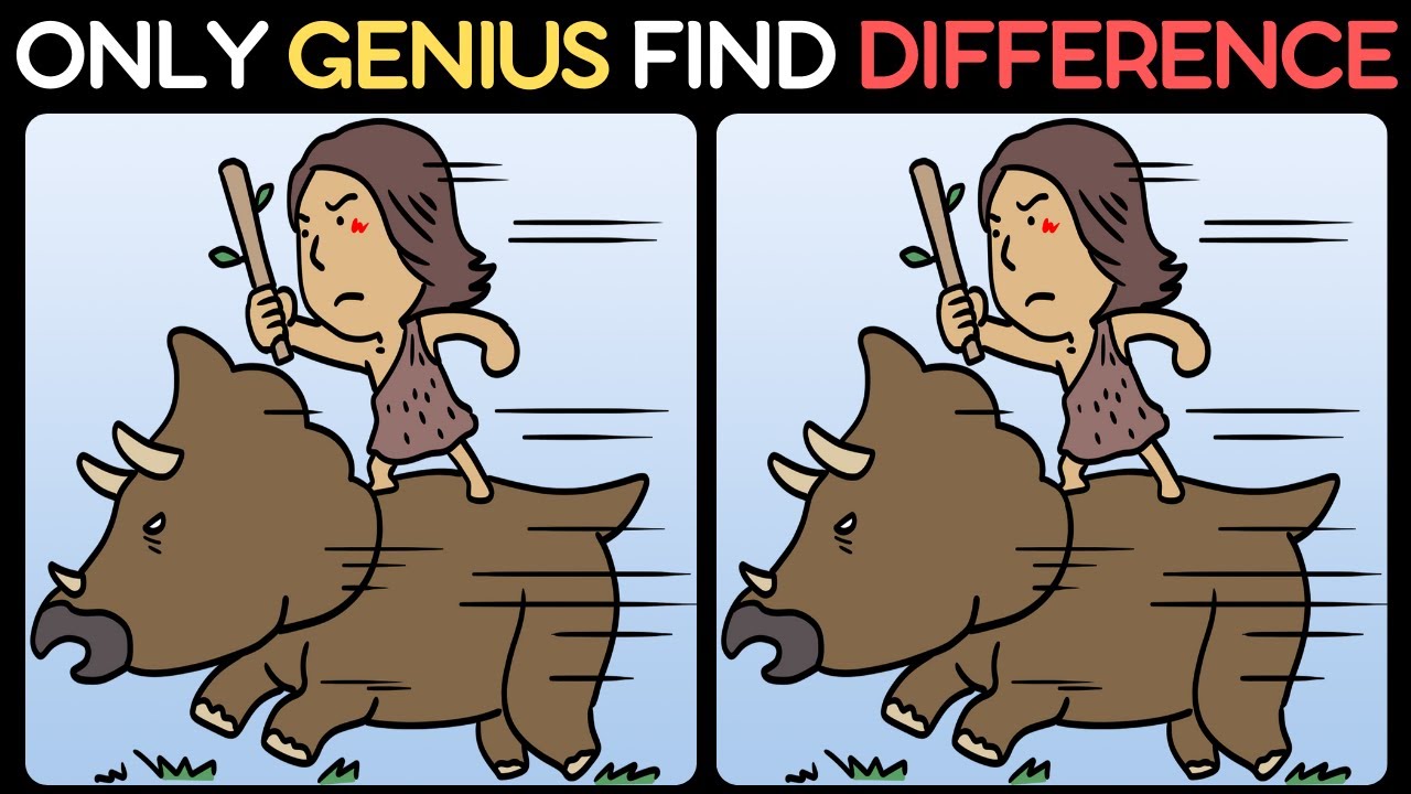 Spot The Difference Only Genius Can Find Youtube