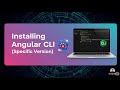 Installing Angular CLI Specific Version