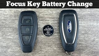 2012 - 2018 FORD FOCUS Remote Key Fob Battery Replacement - How To DIY Change Replace Key Batteries