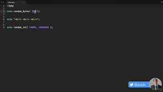 16 Random bytes and random int functions PHP 7