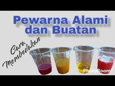 Praktek Zat Aditif, Membedakan Pewarna Alami Dan Buatan - YouTube