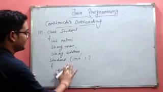 Constructor overloading in java (MCS-024) By Sarvesh Gupta