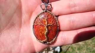 Wire Wrap Tree of Life Pendant