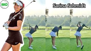 Sarina Schmidt Pro Golfer サリナ・シュミット ドイツの女子ゴルフ スローモーションスイング!!! 사리나 슈미트 프로