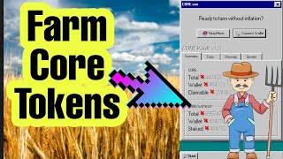 How To Earn CORE Finance Tokens By Deflationary Yield Farming ($10,000 Investment)