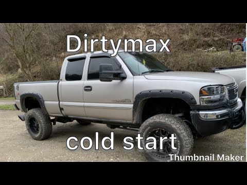 LLY Duramax 5 inch straight pipe Cold Start LLY Duramax 5 inch straight pipe Cold Start