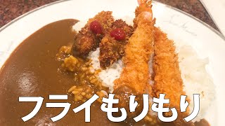 難波でフライもりもりカレーライスを食べる