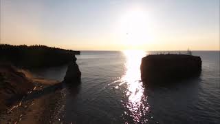 Stone Haven and PokeShaw Rock (Bird Island) near Bathurst, New Brunswick