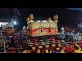 城崎だんじり祭り　15日　本祭り　かわし