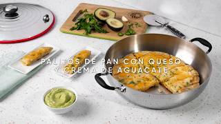 Palitos de Pan y Queso con Crema de Aguacate 🧀🥑 | Snack Fácil y Delicioso Perfecto para un Partido