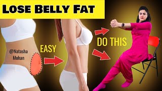 Easy Exercises To Lose Belly Fat For Beginners at Home | Simple Flat Stomach Workout And Small Waist