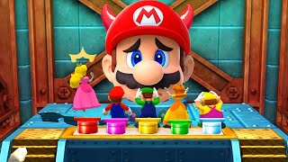 『3dsマリオパーティ100ミニゲームコレクションゲーム』全てミニゲームマリオVsピーチVsワリオVsデイジー(マスターCOM)