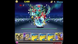 【パズドラ周回】ノエルドラゴン大集合 ソロ周回 攻撃枚数1枚 ゴルフェイス×アポルォ 2021.03.26