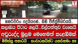 කලාඔය පිටාර ගලයි.. විල්පත්තුව වැසෙයි