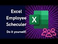 Excel employee schedule - DIY