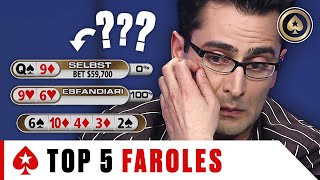 TOP 5 MEJORES FAROLES de The Big Game ♠️ Lo mejor del Big Game ♠️ PokerStars en español