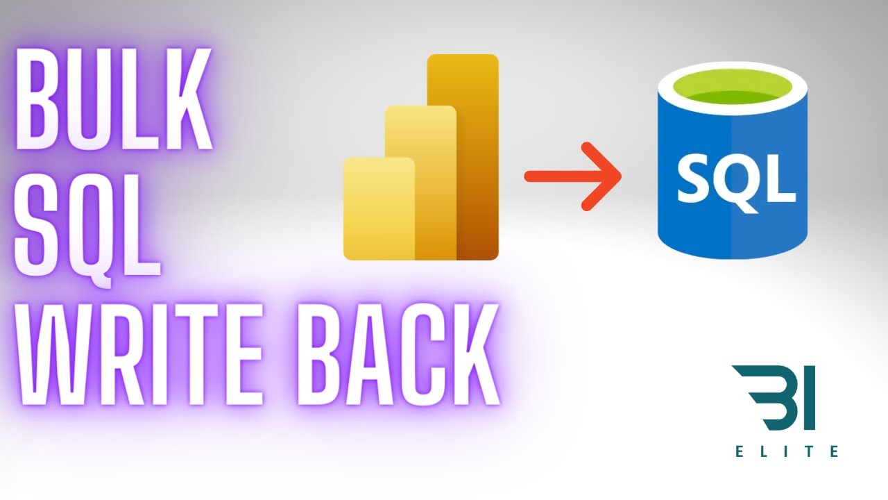 BULK Write Back To SQL From Power BI - YouTube