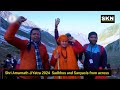 shriamarnath jiyatra2024sadhhus and sanyasis from across the country have embarked