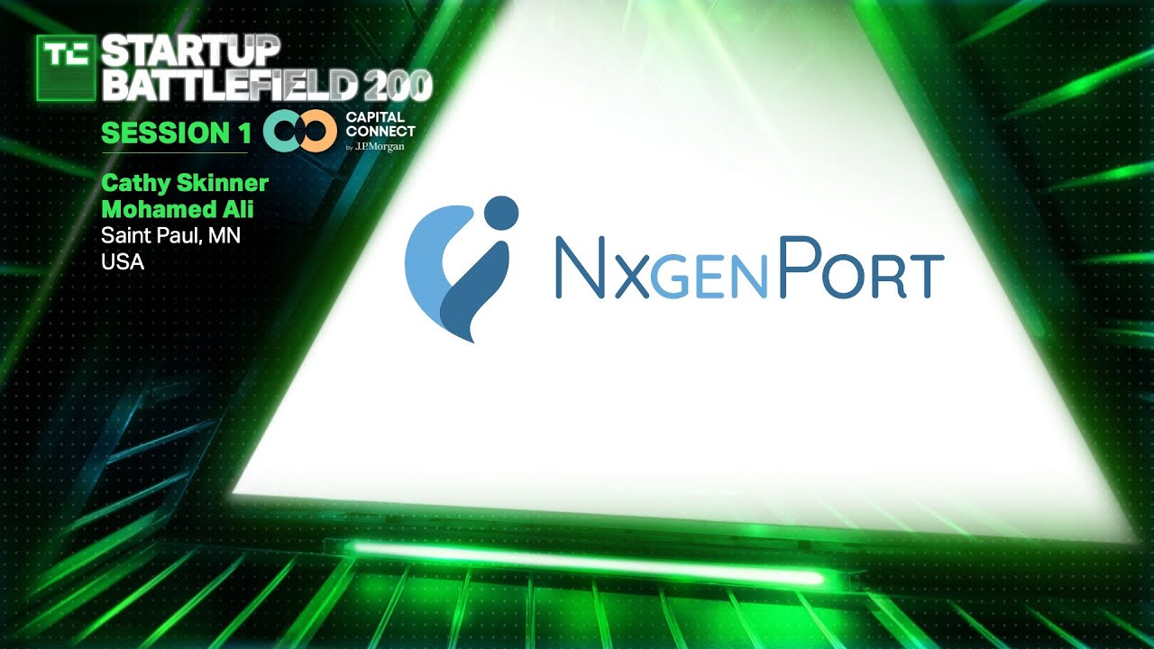 TechCrunch Startup Battlefield - Session 1: NxGen Port - YouTube