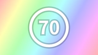 70 seconds timer ‐ Countdown Circle Gradation