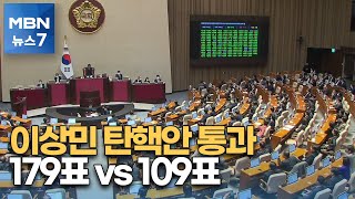 이상민 장관 탄핵소추안 국회 통과…헌정사상 최초 [MBN 뉴스7]