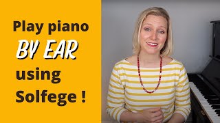 How To Play Piano By Ear Using Solfege