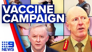 Federal Government launches ‘graphic’ vaccine campaign | Coronavirus | 9 News Australia