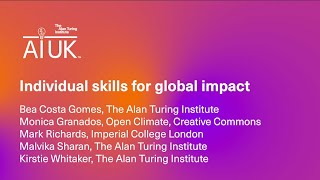 Individual skills for global impact - AI UK