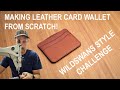 Handmade Leather Card Wallet - Vulture Vlog Ep. 4