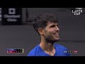 carlos alcaraz v taylor fritz highlights laver cup 2024 match 12