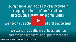 Sexual and Reproductive Health and Rights (SRHR) research programme