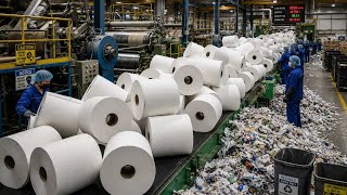 From waste paper to soft toilet paper| Complete Factory Process