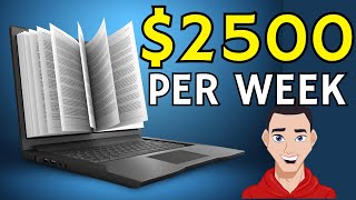 From zero to $2500/week: Selling eBooks with AI, Easy, Make Money Online, Work From Home 2023 NEW!!