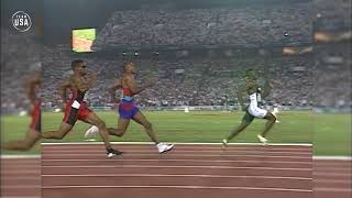 Michael Johnson Sprints To Gold At 1996 Olympic Games | Gold Medal Moments Presented By HERSHEY'S