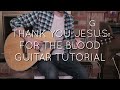 Charity Gayle - Thank You Jesus for the Blood Acoustic Guitar Tutorial