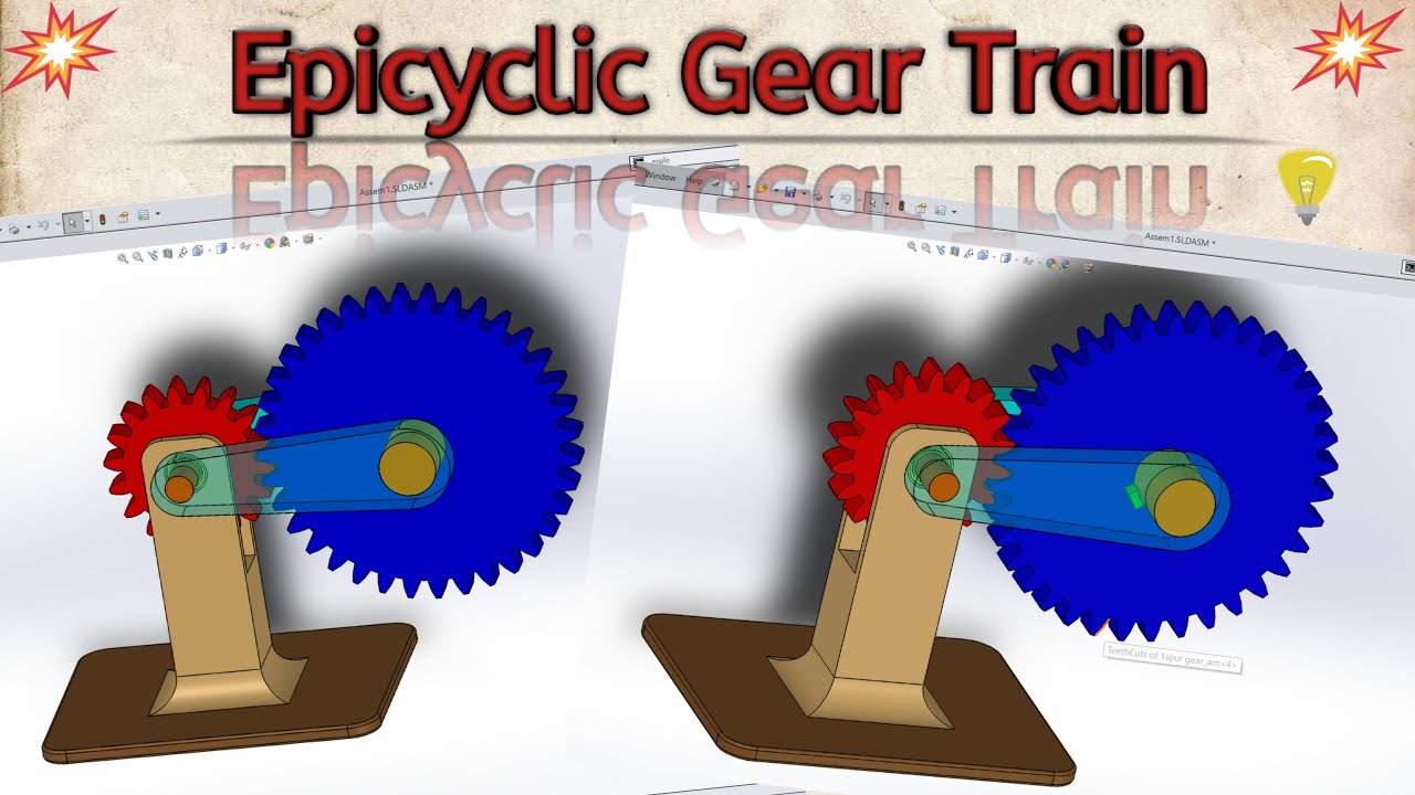 Epicyclic Gear Train Working Video,3d Animation,Solidworks,Application ...