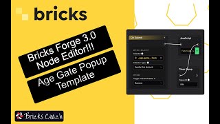 Bricks Forge 3.0 Node Editor Age Gate Demo