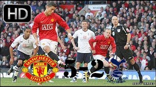 Manchester United vs Tottenham Hotspur 5-2 All Goals and Highlights (EPL) 2008-09 HD
