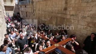 GOOD FRIDAY IN JERUSALEM - CROSS PROCESSION