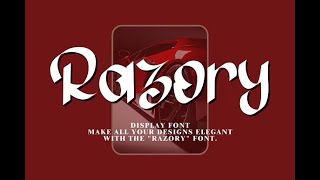 Razory | Elegant Typography: Transform Your Designs with Sleek Sophistication