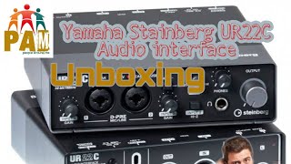 Yamaha Stainberg UR22C || Audio interface unboxing