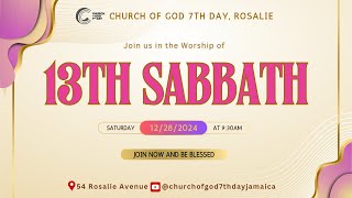 Church of God 7th Day (Jamaica) | 13th Sabbath