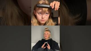 OH WOW… CUTTING V SHAPED BANGS AT HOME?! #hair #hairstyles creator: theyloveadel