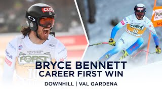 Bryce Bennett Wins 2021 Val Gardena Downhill