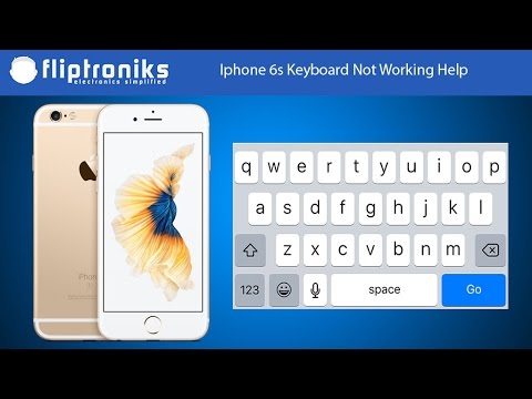 Iphone 6s Keyboard Not Working Help - Fliptroniks.com - YouTube