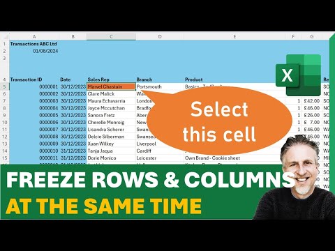 How to Freeze Cells in Excel – Multiple Columns and Rows in Excel – At the Same Time