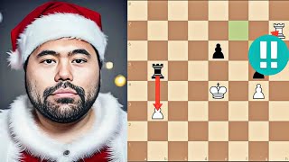 Hikaru Nakamura’s Christmas Gift to Chess Fans: An Unreal Endgame!