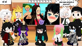 Hashiras react Zenitsu com ciúmes da Nezuko com o Tokito no Demon Slayer Vr 😂❤️